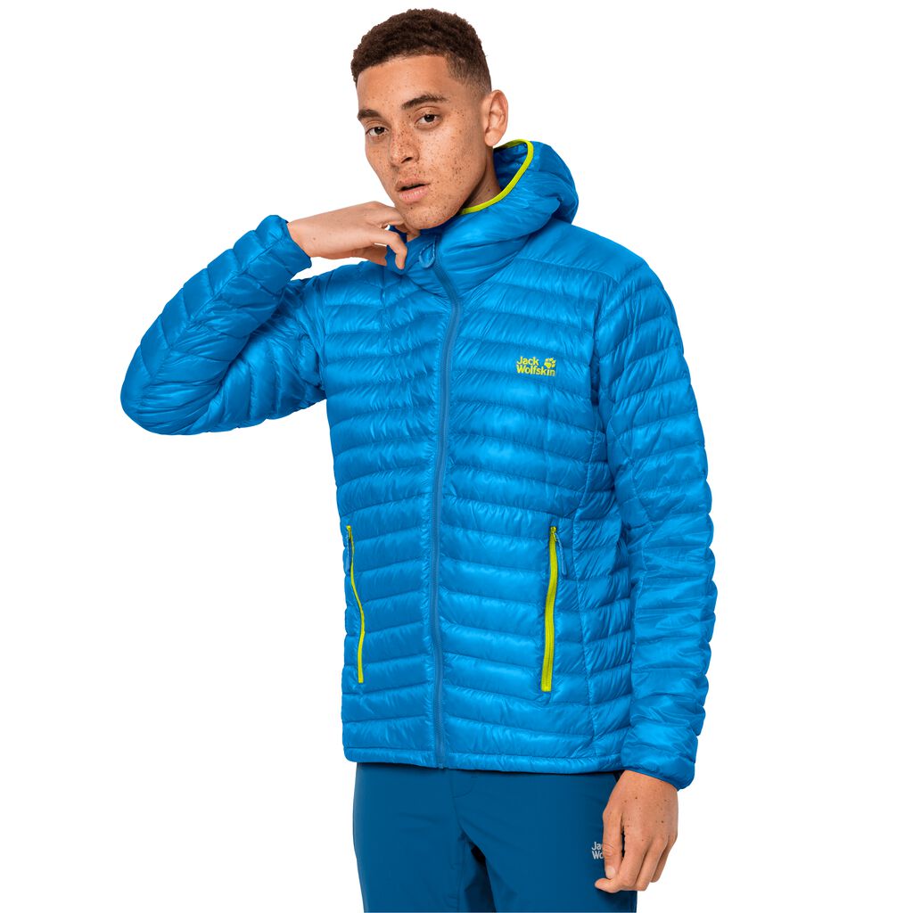 Jack Wolfskin MOUNTAIN Férfi Szigetelt Kabát Kék - BDOGAV-529